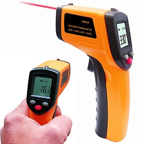 Termômetro Laser Digital Infravermelho Industrial -50°C a 380°C | Precisão Sem Contato