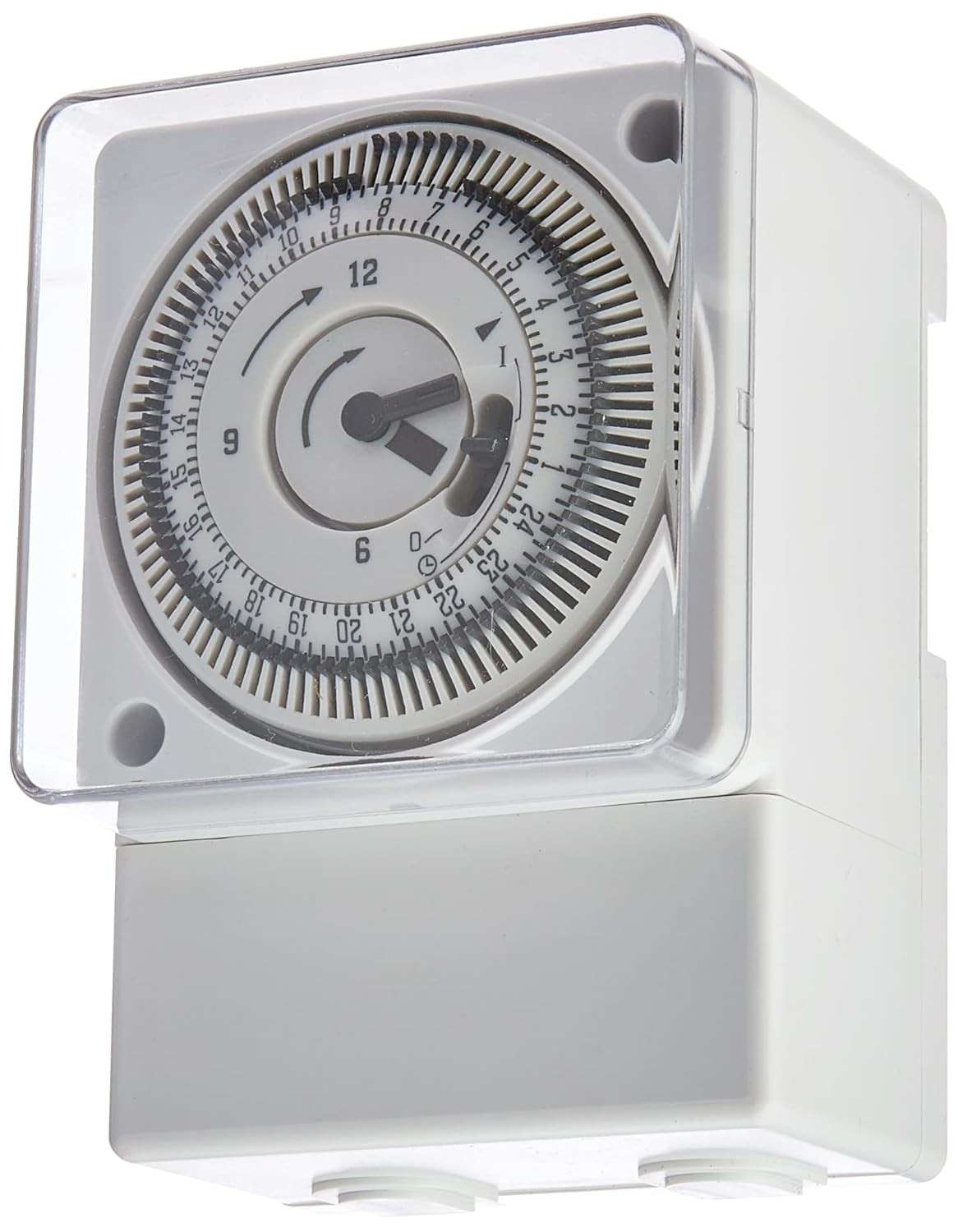 Timer Mecânico TM-181 para Trilho DIN com Bateria Interna - Controle Preciso do Tempo