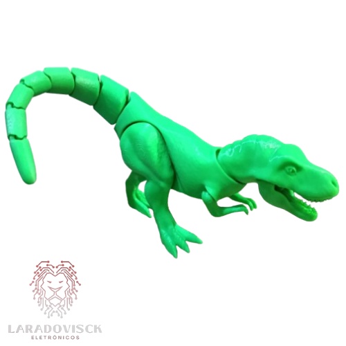 Dinossauro Rex 30cm Articulado 3D: Realista e Divertido!