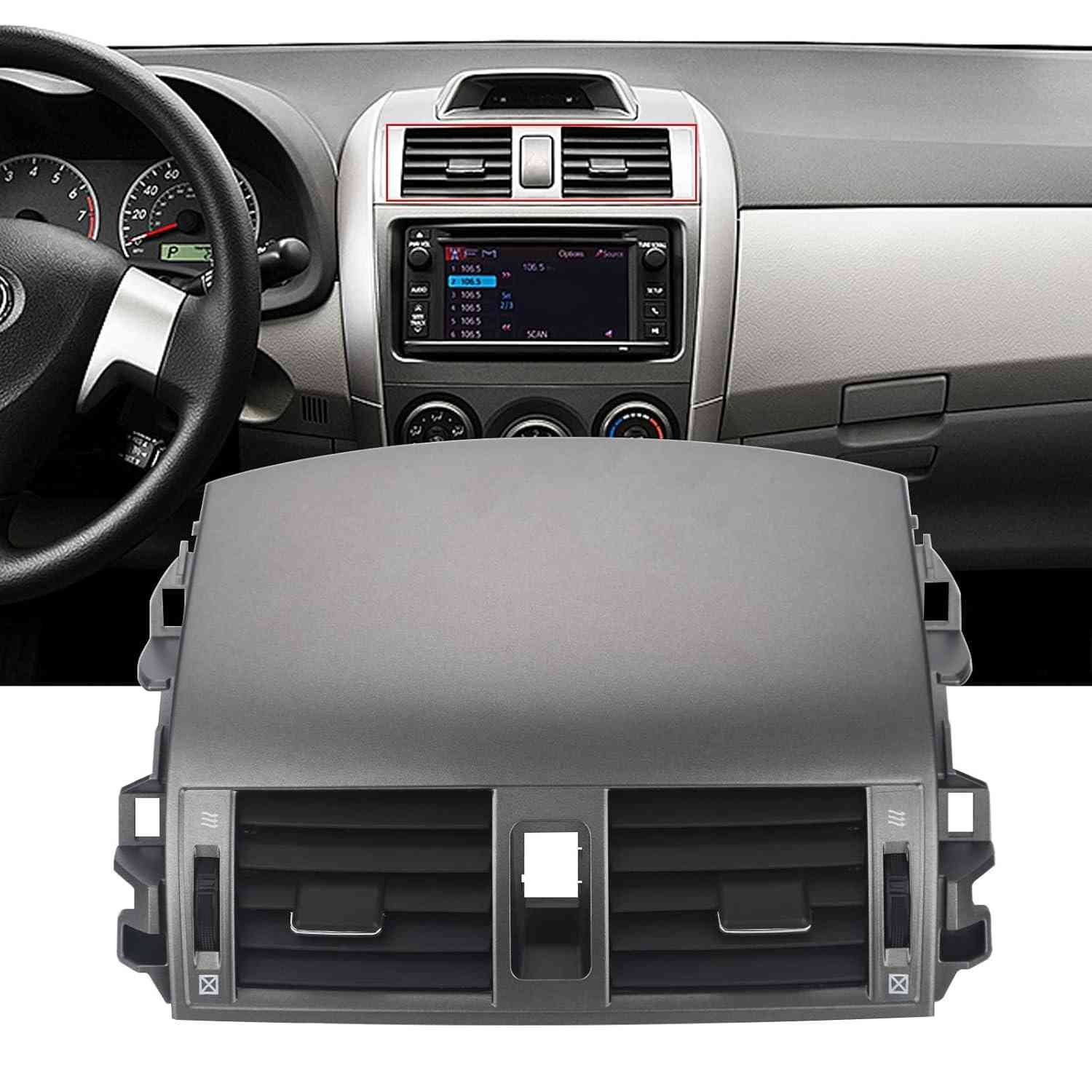 Painel Saída Ar Condicionado Toyota Corolla 2008-2013 - Ajuste Manual de Volume e Direção