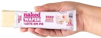 Naked Nuts Naked Wafer - Leite Em Pó Com Chocolate Branco (Display 12 Unid) -