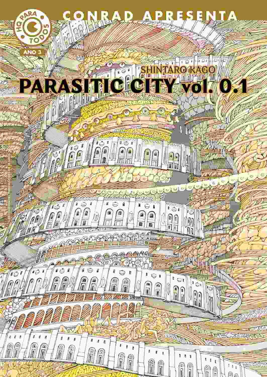 Parasitic City Vol. 0.1: HQ Ero-Guro Distópica Brasileira | Shintaro Kago