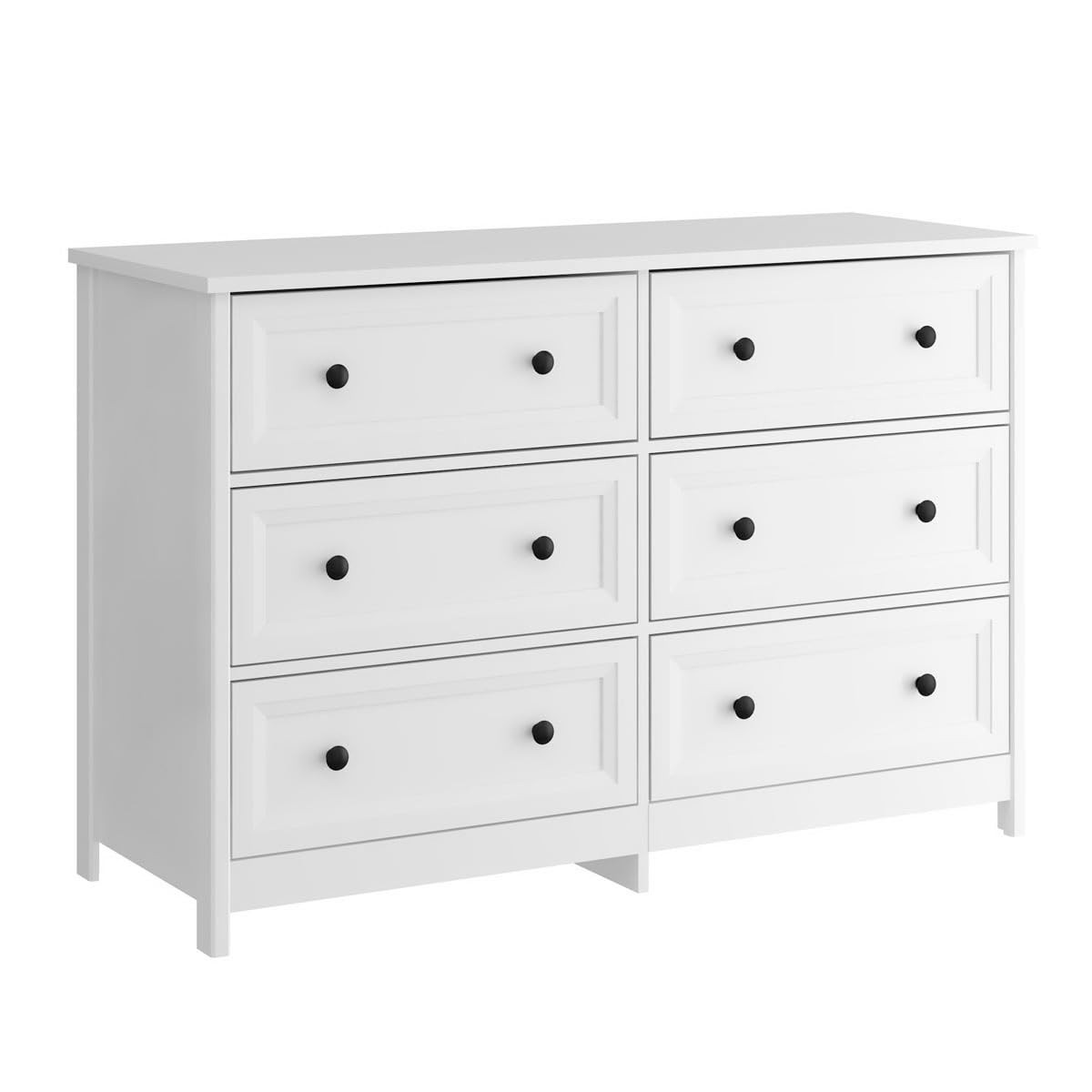 Cômoda 6 Gavetas Ditália DM-217 Branco – Design Moderno e Resistente