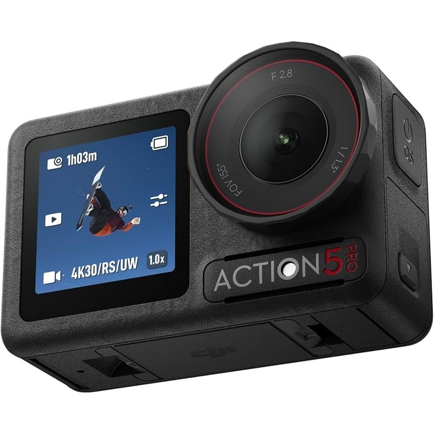 DJI Osmo Action 5 Pro Adventure: Câmera de Aventura 4K com Estabilização 360°