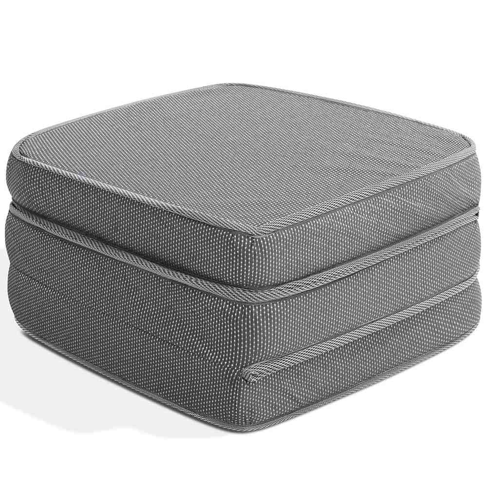 Puff Colchonete Dobrável 3 em 1 - Sofá Cama Solteiro com Espuma D20 | Conforto e Versatilidade