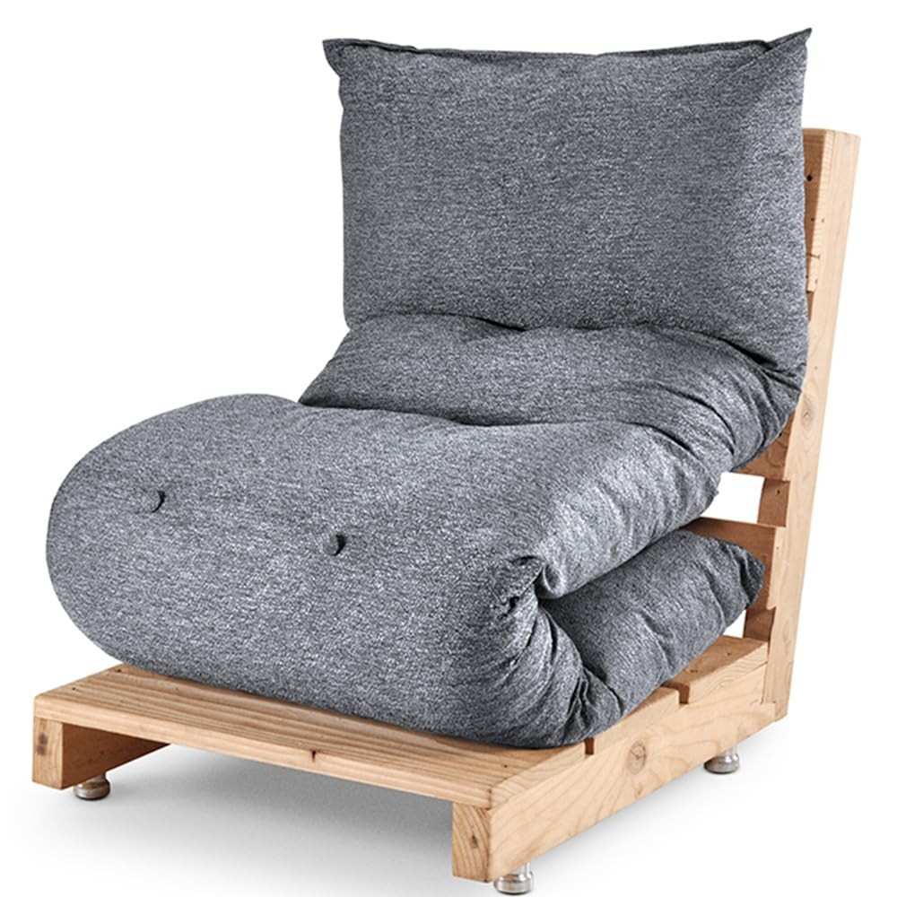 Futon Colchonete Dobrável de Espuma Solteiro Grafite - Conforto e Versatilidade para Qualquer Ambiente