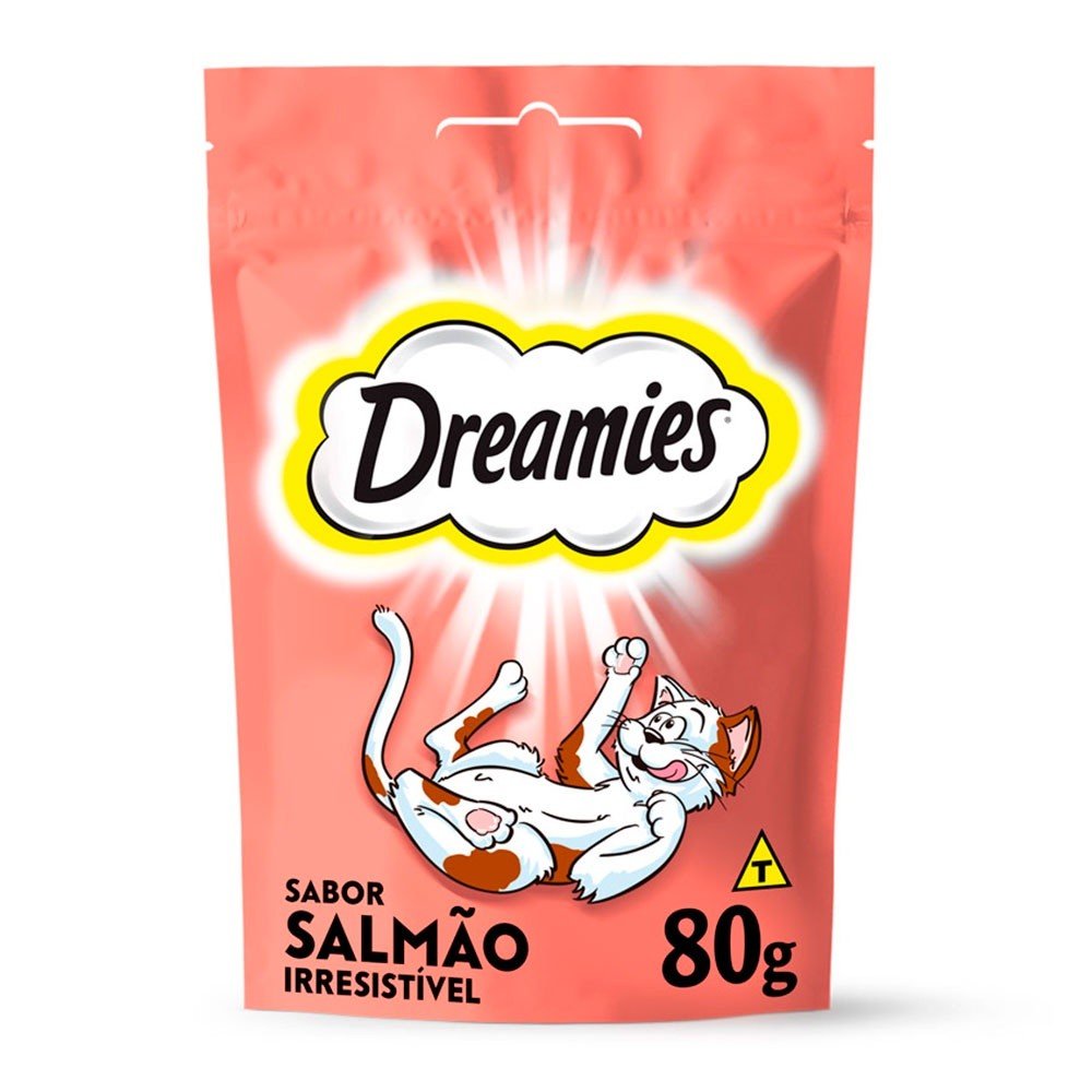 Dreamies Salmão: O Petisco Irresistível Para Seu Gato!