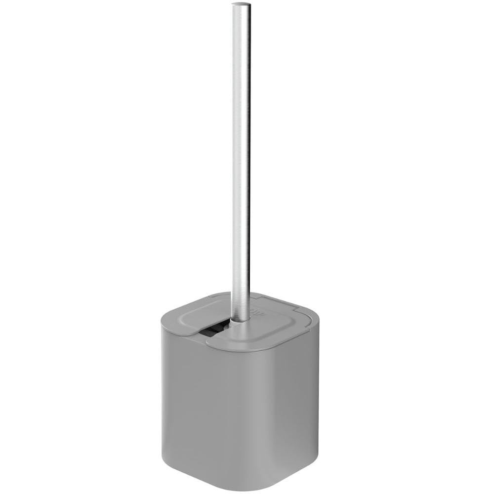 Escova Sanitária Dual Preta 38x11,5cm - Design Moderno com Suporte Incluso