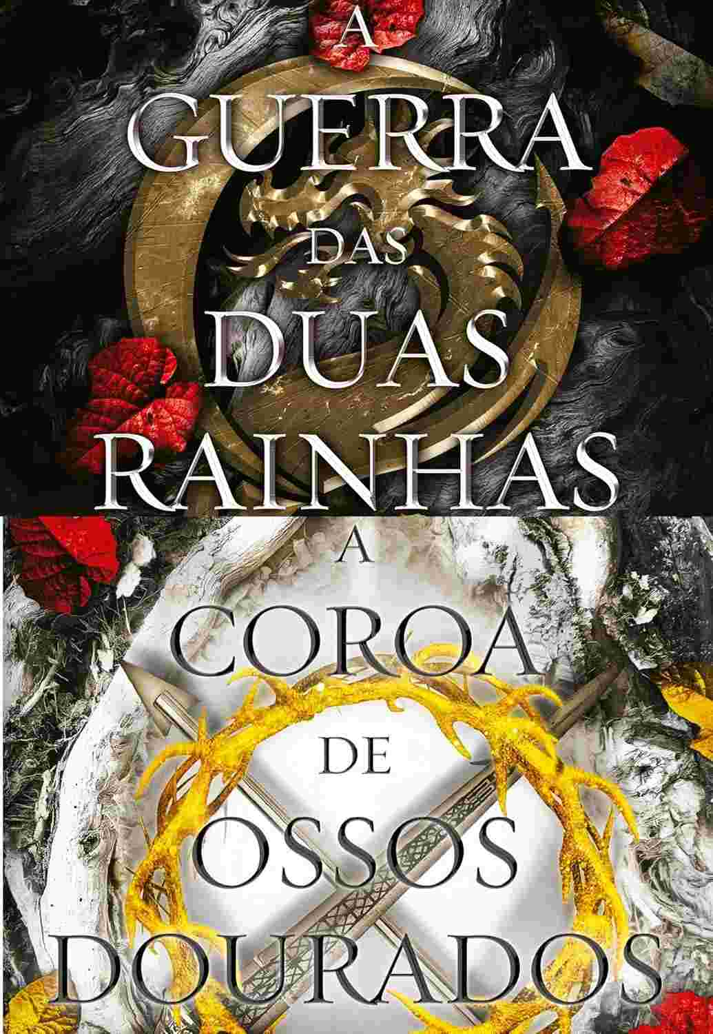 Kit Sangue e Cinzas: A Coroa de Ossos Dourados e A Guerra das Duas Rainhas (Vol. 3 e 4)