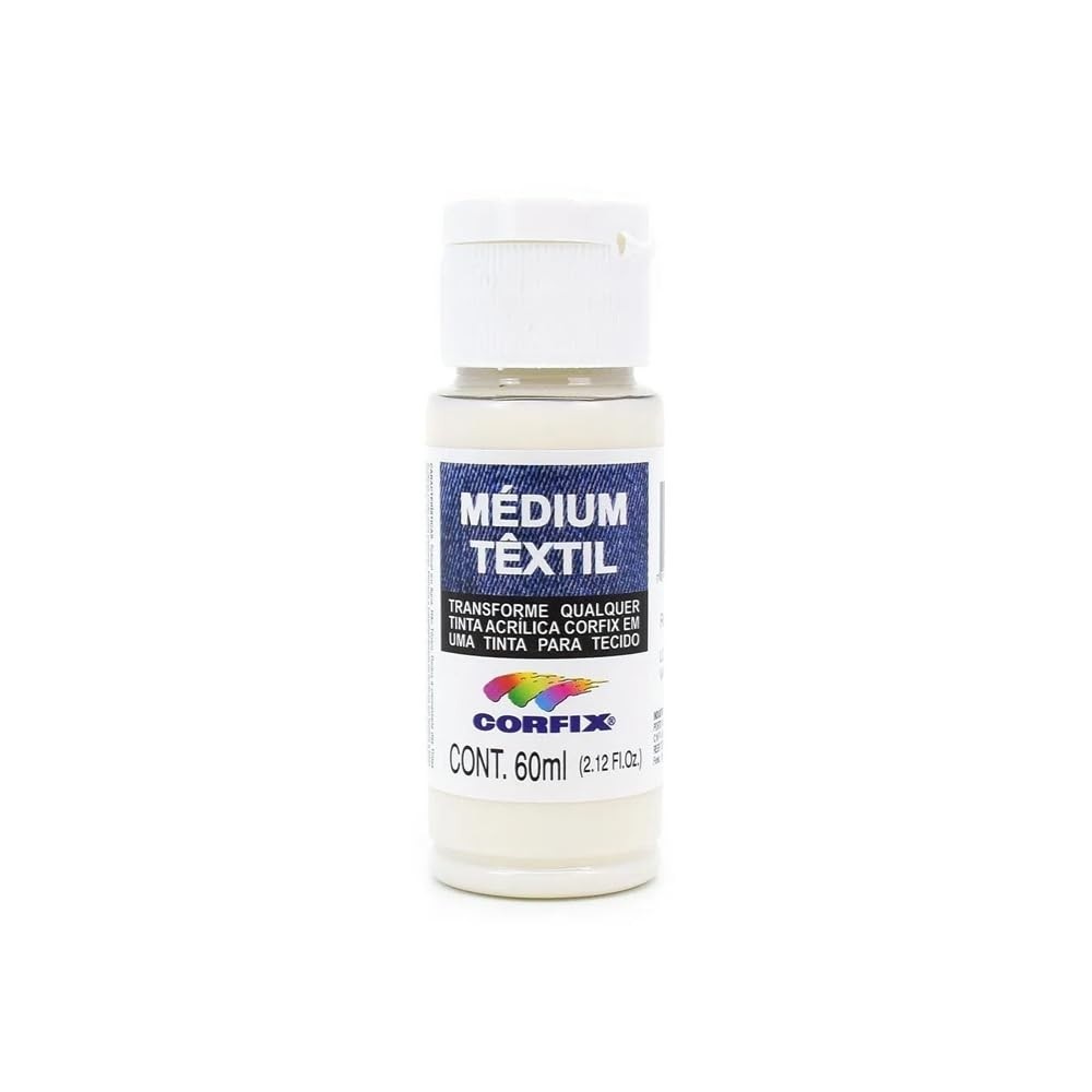 Médium Textil Corfix 60ml: Transforme Suas Peças com Arte e Durabilidade