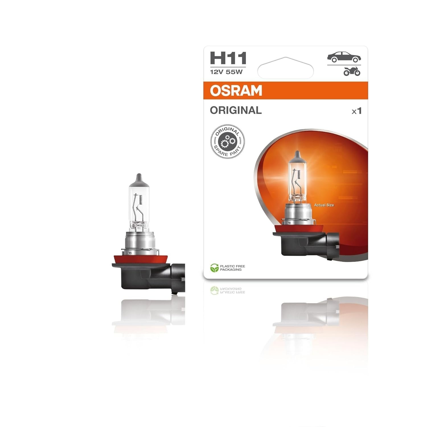 Lâmpada Osram H11 Standard 64211: Iluminação Confiável e Duradoura para Seu Veículo