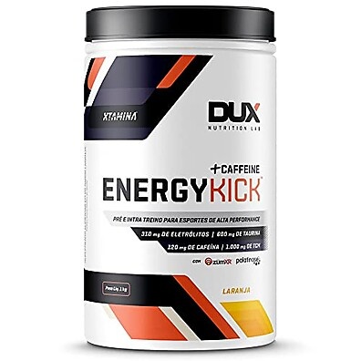 Energy Kick Dux 1000g: Energia Explosiva Sabor Laranja