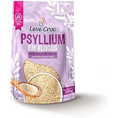 Psyllium Leve Croc: Fibra e Saciedade 100g