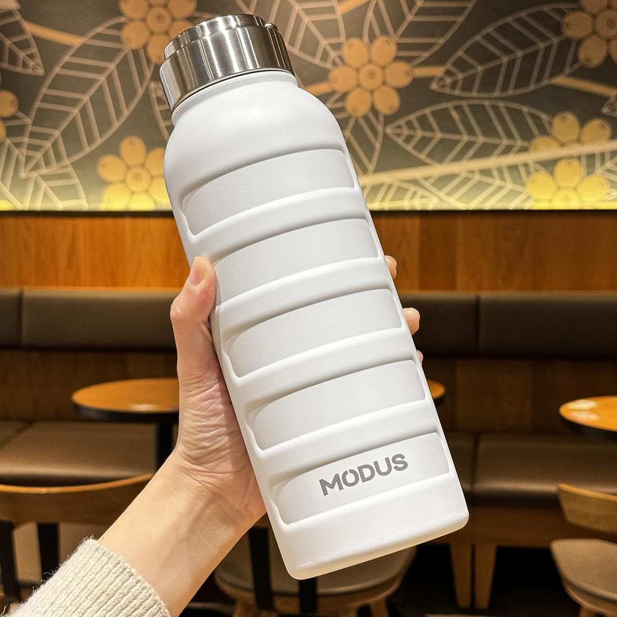 Garrafa Térmica 1L Aço Inox com Sistema Antivazamento - Ideal para Esportes e Viagens