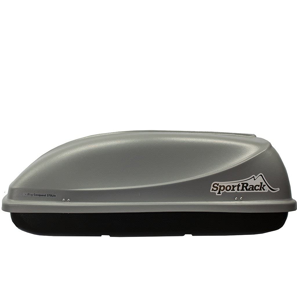 SportRack Bagageiro de Teto Conquest 370L Cinza: Aventura e Espaço Extra para Seu Carro