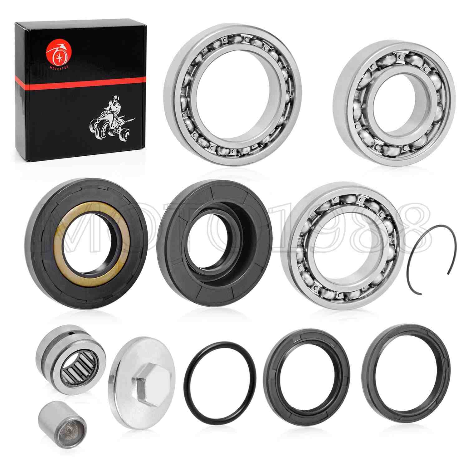 Kit Completo Rolamento e Vedação Diferencial Traseiro Honda Rancher 350/420 (2000-2007)