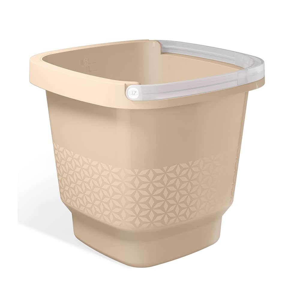 UZ Balde Slim 8,5L com Alça Cappuccino – Organização Prática e Durabilidade