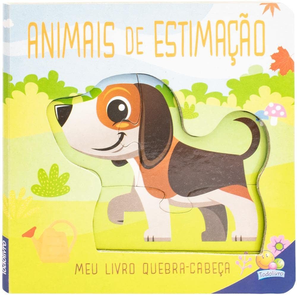 Livro Quebra-Cabeça Animais de Estimação: Diversão e Desenvolvimento Cognitivo para Crianças
