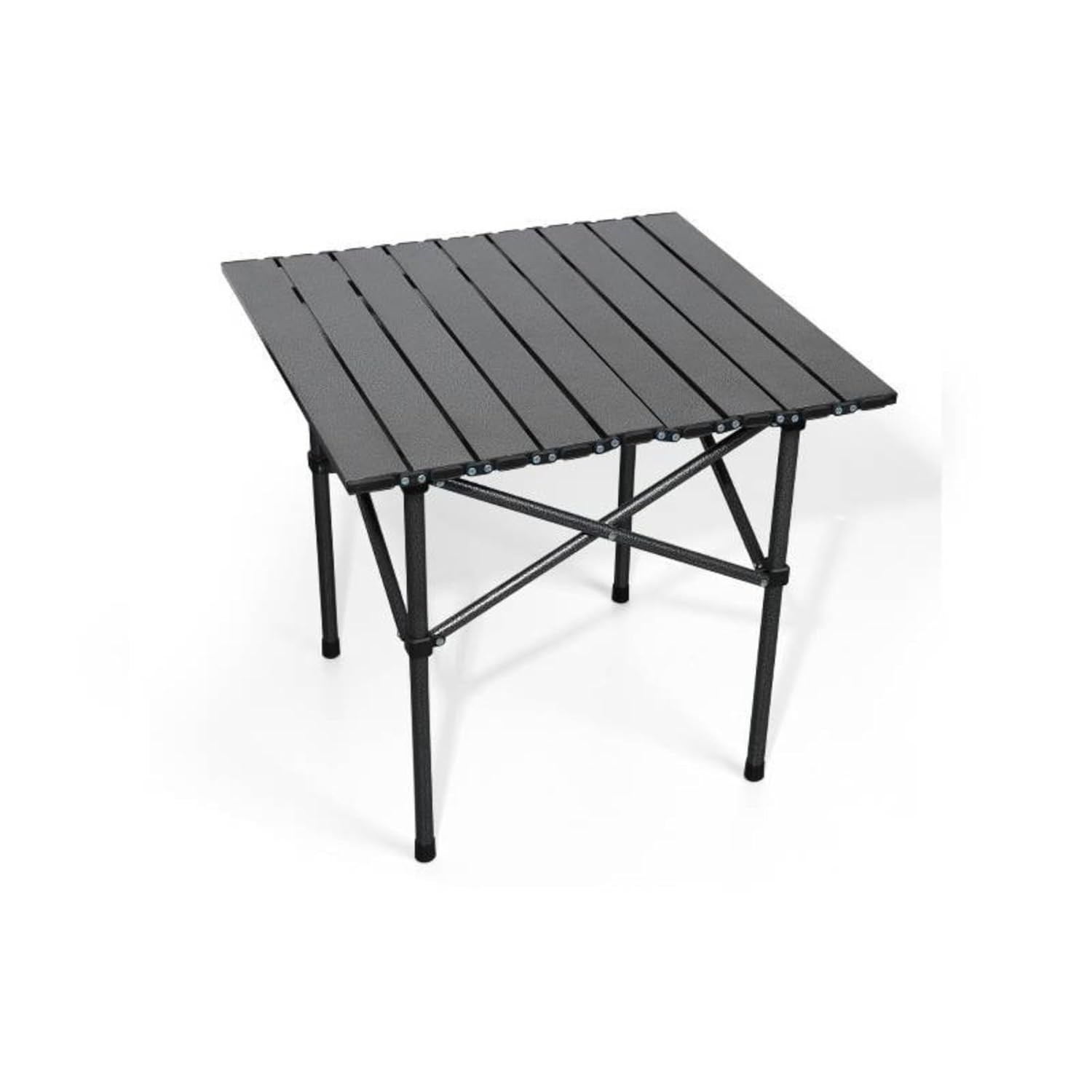 Mesa Dobrável de Camping em Alumínio – Leve, Resistente e Compacta com Bolsa | Ideal para Piqueniques, Praias e Trilhas (4 Pessoas)