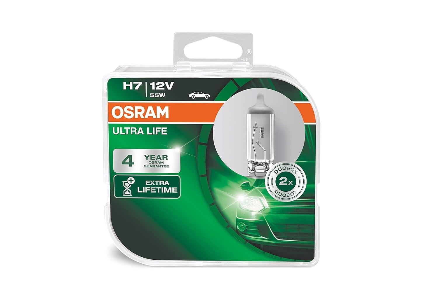 Lâmpada H7 Osram Ultra Life: Visibilidade Superior e Durabilidade Inigualável