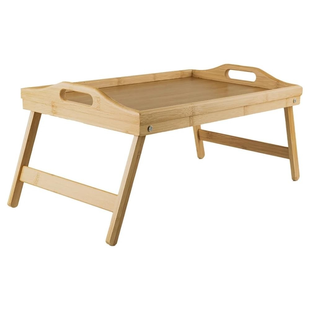 Bandeja com Pés em Bambu Natural - Linha Sense | Design Elegante e Sustentável