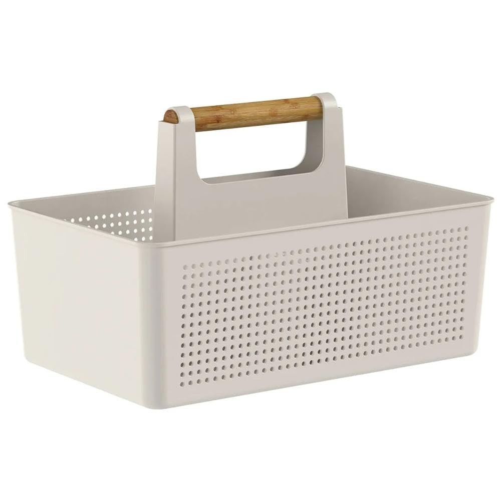 Organizador Multiuso 8L Bege - Flow | Design Moderno e Versátil para Casa e Escritório