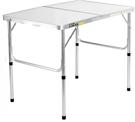 Mesa Dobrável de Alumínio 90x60x70cm - Leve, Resistente e Versátil para Casa, Escritório e Aventuras