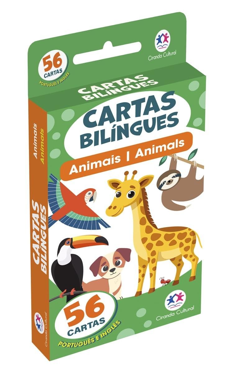 Flash Cards Bilíngues de Animais: Aprenda Inglês de Forma Divertida e Visual!