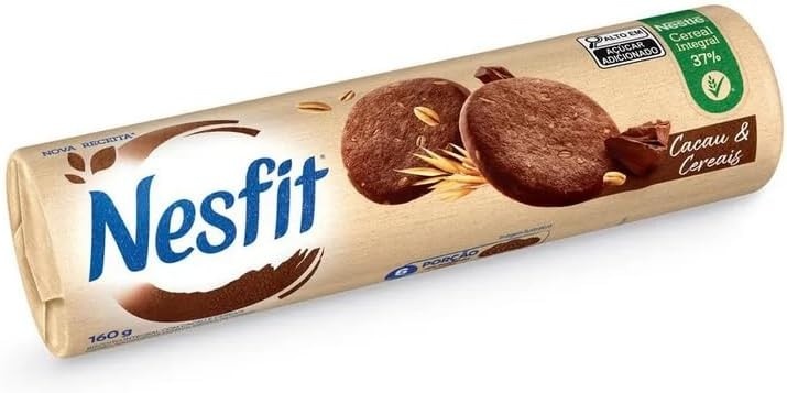 NESFIT Biscoito Cacau e Cereais48x160gBR