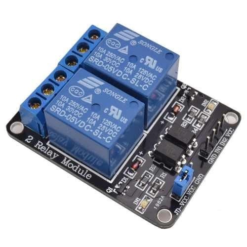 Módulo Relé 2 Canais 5V: Controle Inteligente para Arduino, ESP e Raspberry