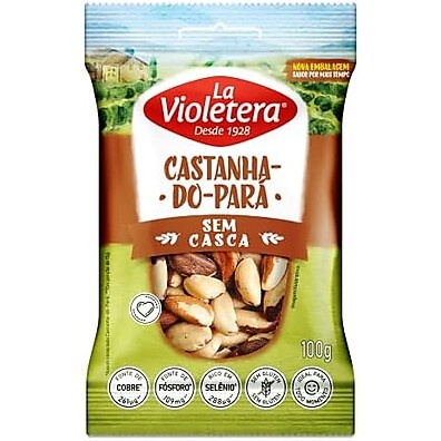 Castanha do Pará La Violetera 100g: Crocante e Nutritiva