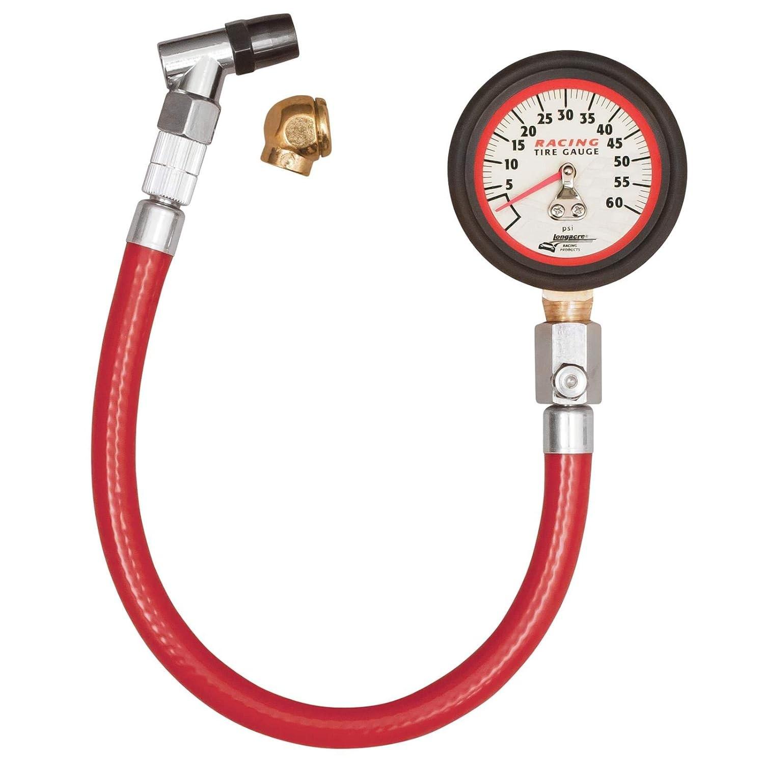 Medidor de Pressão de Pneu Analógico Longacre 0-60 PSI: Precisão e Durabilidade para Seu Veículo