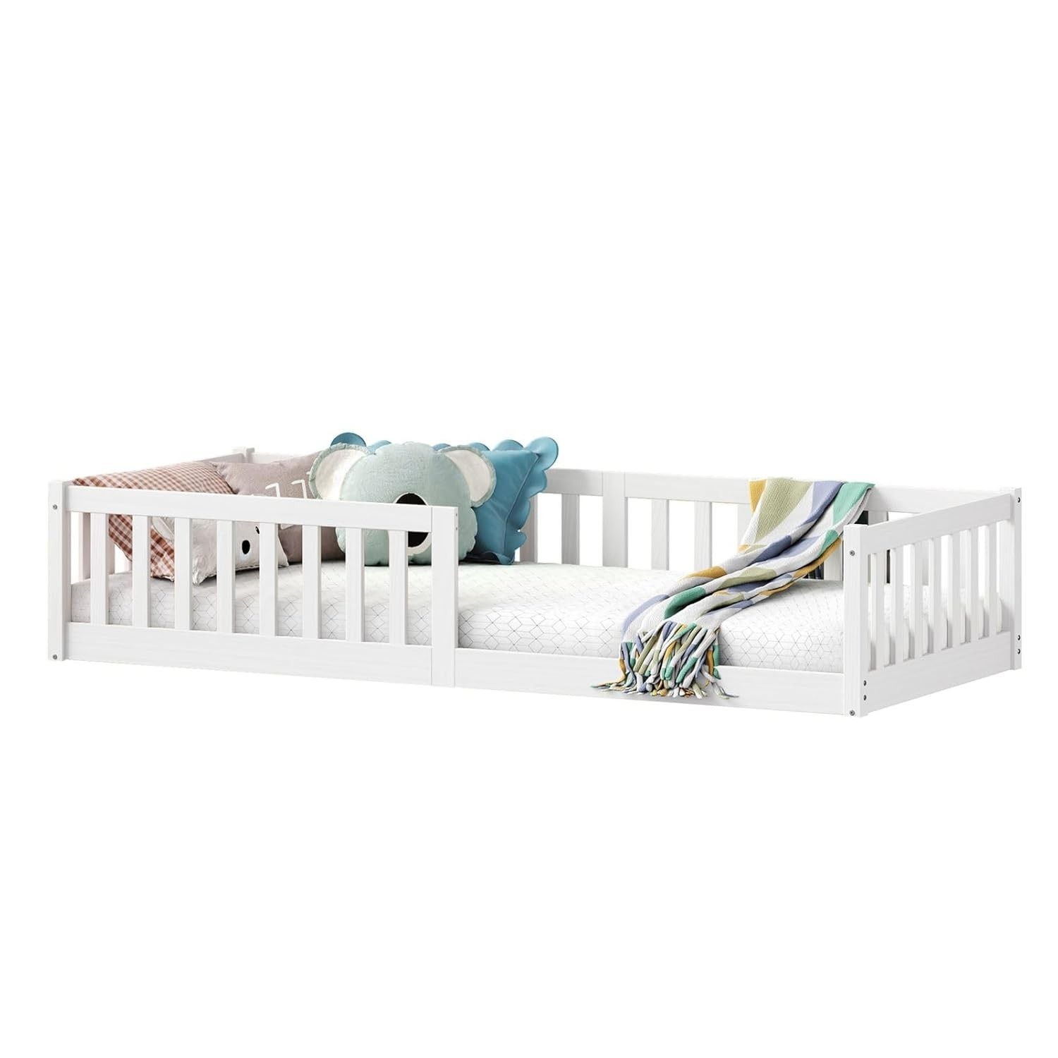 Cama Montessoriana Infantil Gustavo - Segurança e Estímulo ao Desenvolvimento com Design Moderno