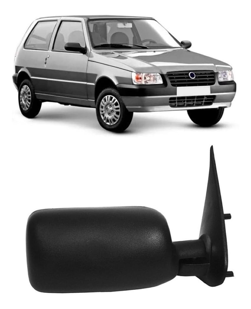 Retrovisor Direito Fiat Uno (1984-1995) Preto - Visibilidade e Estilo Renovados