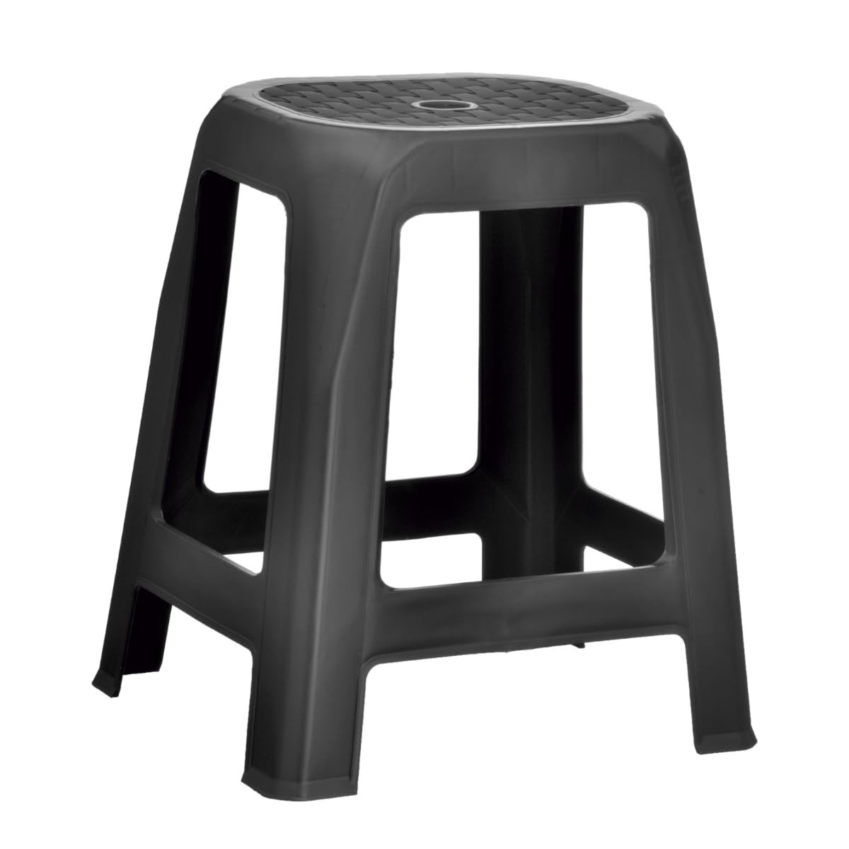 Conjunto com 3 Banquetas Pretas Modernas | Design Ergonômico e Praticidade