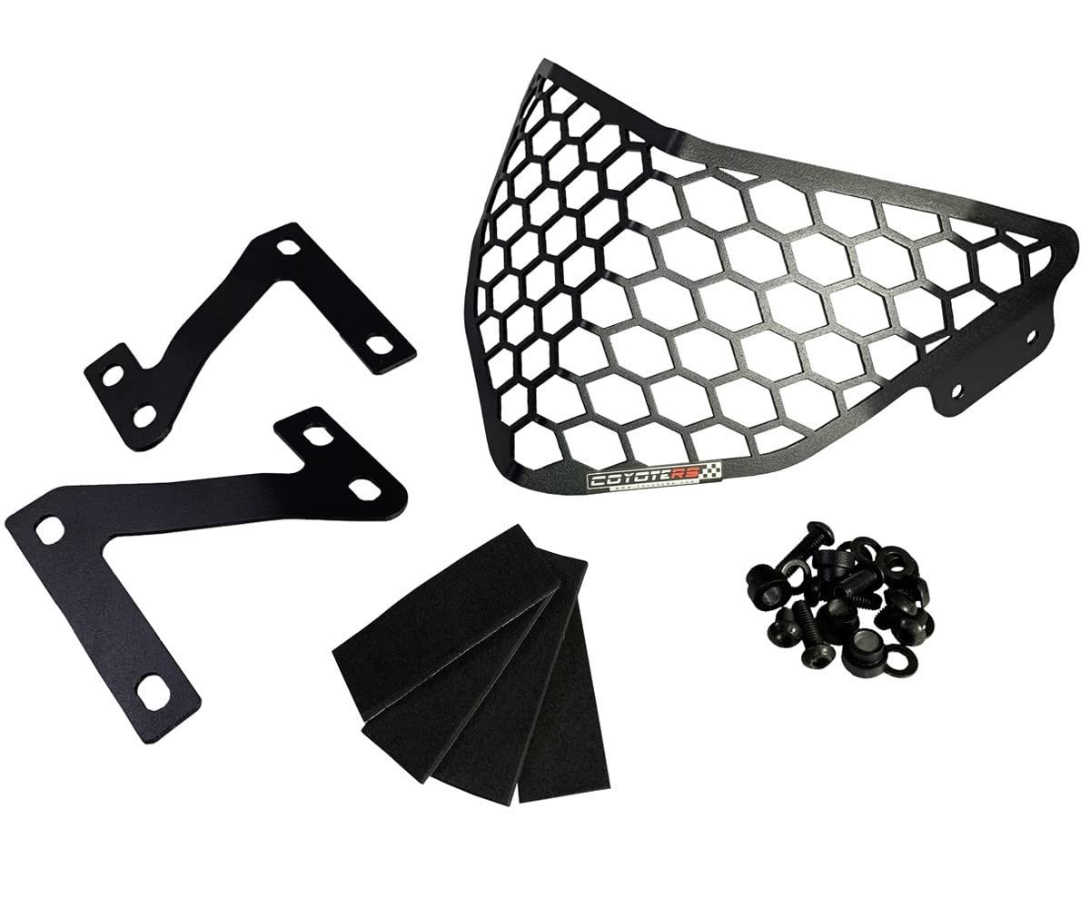 Protetor de Farol Coyote Preto para Yamaha Lander 250 XTZ ABS (2019+) - Segurança e Estilo!