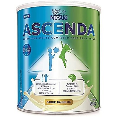 Ascenda Baunilha 800g: Energia e Nutrição Infantil