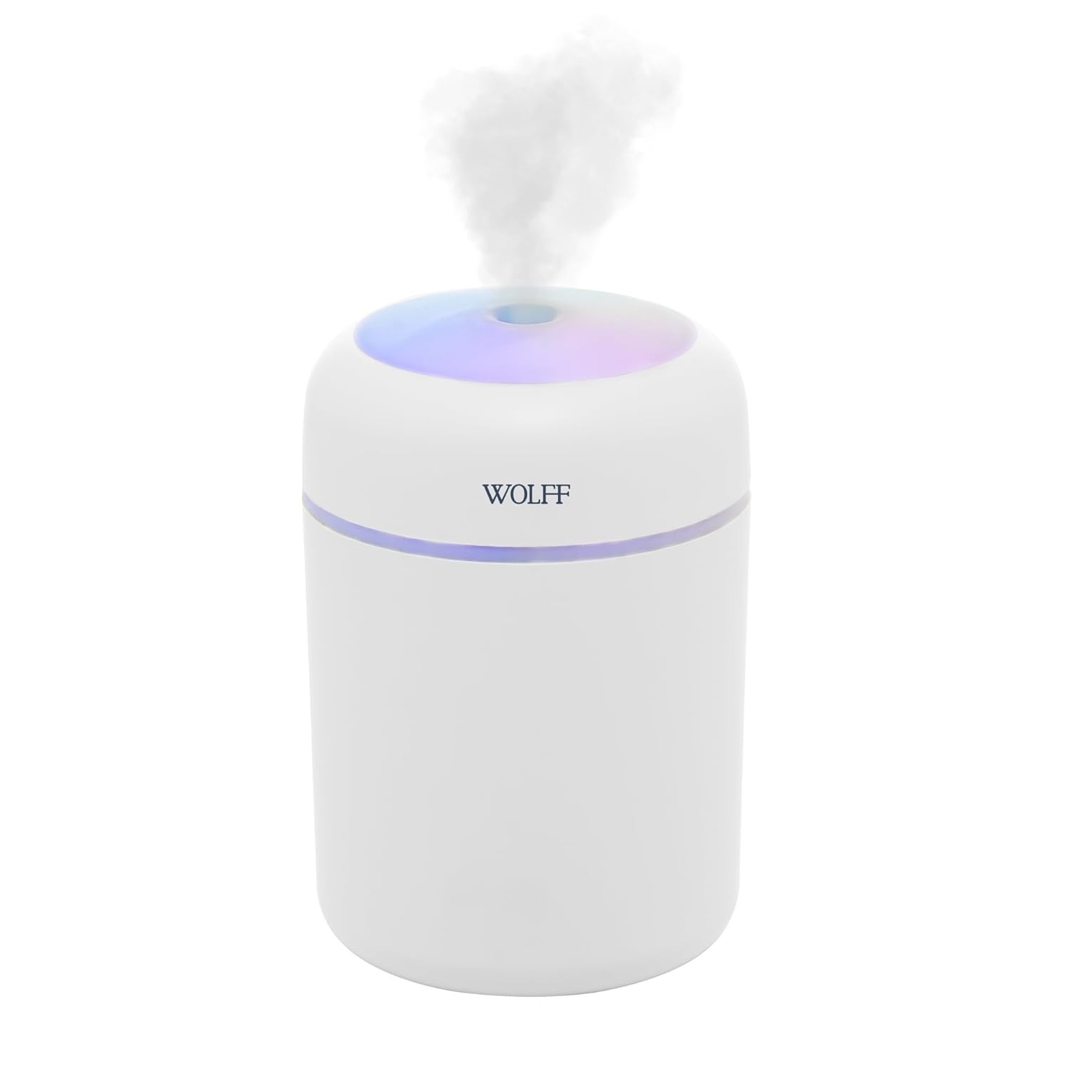Umidificador de Ar Portátil Wolff 300ml com Luz LED Noturna e USB