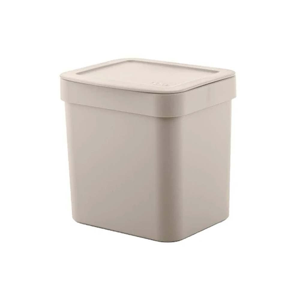 Lixeira Trium LX 500 BGF 2,5L Bege – Design Elegante e Prático para Qualquer Cômodo