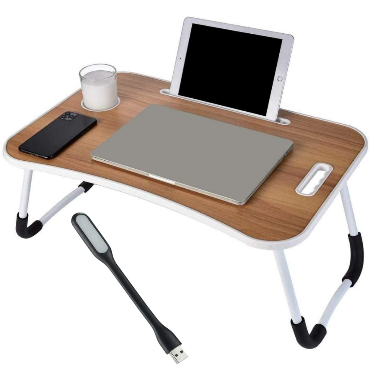 Mesa Portátil Dobrável Madeira para Notebook: Conforto e Versatilidade no Home Office e Lazer