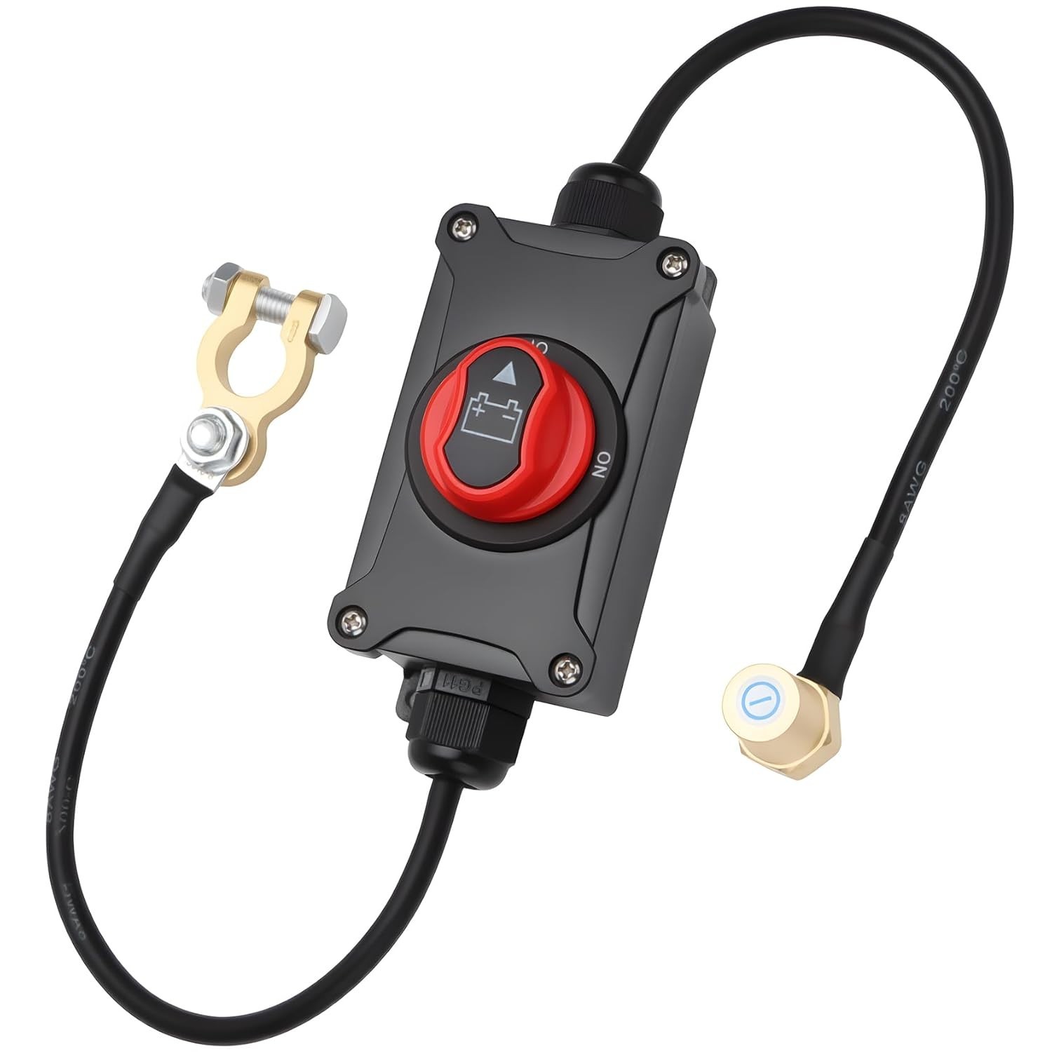 Interruptor Desconexão Bateria 100A 12-32V On/Off - Segurança e Controle para Seu Veículo