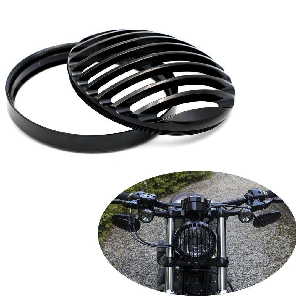 Capa Grade Farol Metal Preta para Harley Davidson Sportster XL 883 1200 X48 - Estilo e Proteção