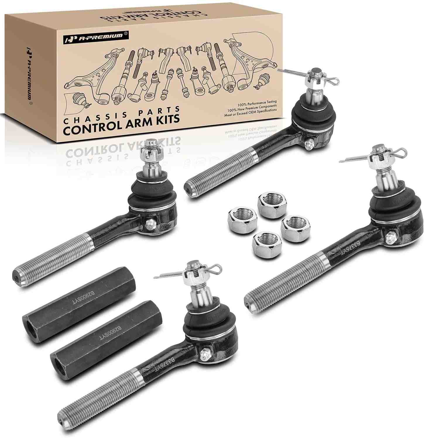 Kit Completo Extremidade Barra Direção A-Premium para Nissan Pathfinder e Pickup D21 (1993-1997)