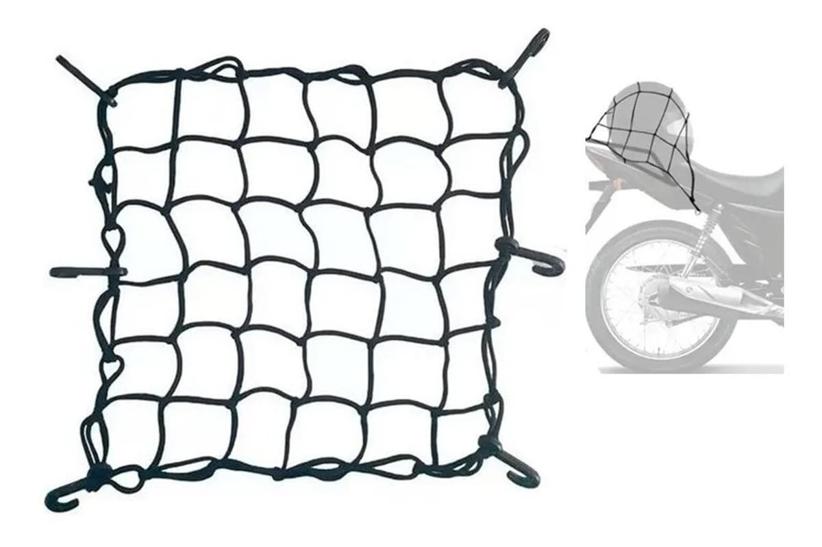 Rede Elástica Aranha Moto e Bike 45x45cm: Segurança e Praticidade para Seus Pertences
