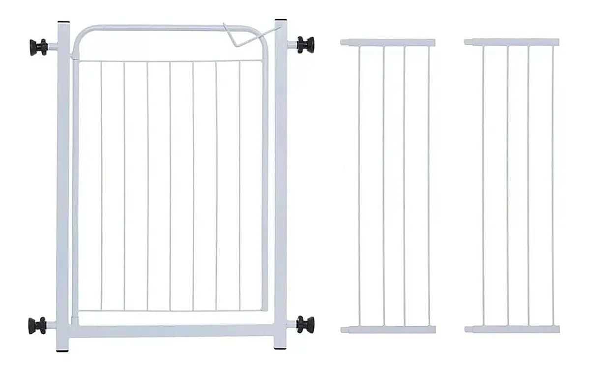 Portão Pet Ajustável 70 a 114 cm - Segurança e Liberdade para seu Pet