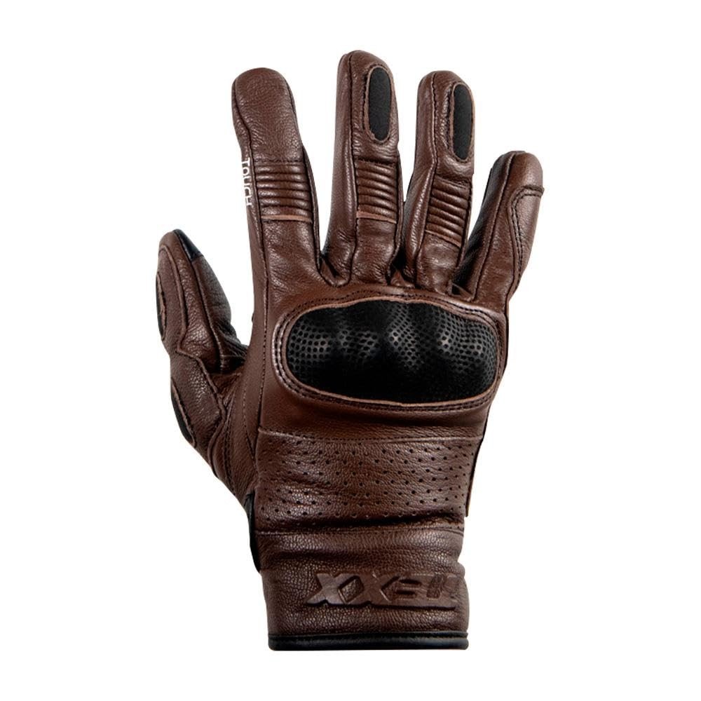 Luvas Texx Liberty Marrom XS: Conforto e Segurança Premium para Sua Pilotagem