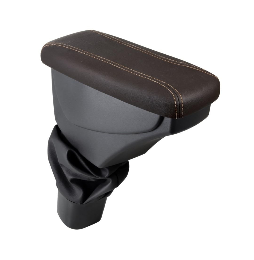 Apoio de Braço Courvin Marrom para Onix e Prisma (2013-2019) - Conforto e Estilo