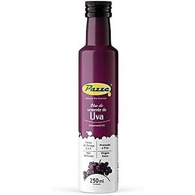 Óleo Semente Uva Bio Gourmet Pazze 250ml: Puro e Natural