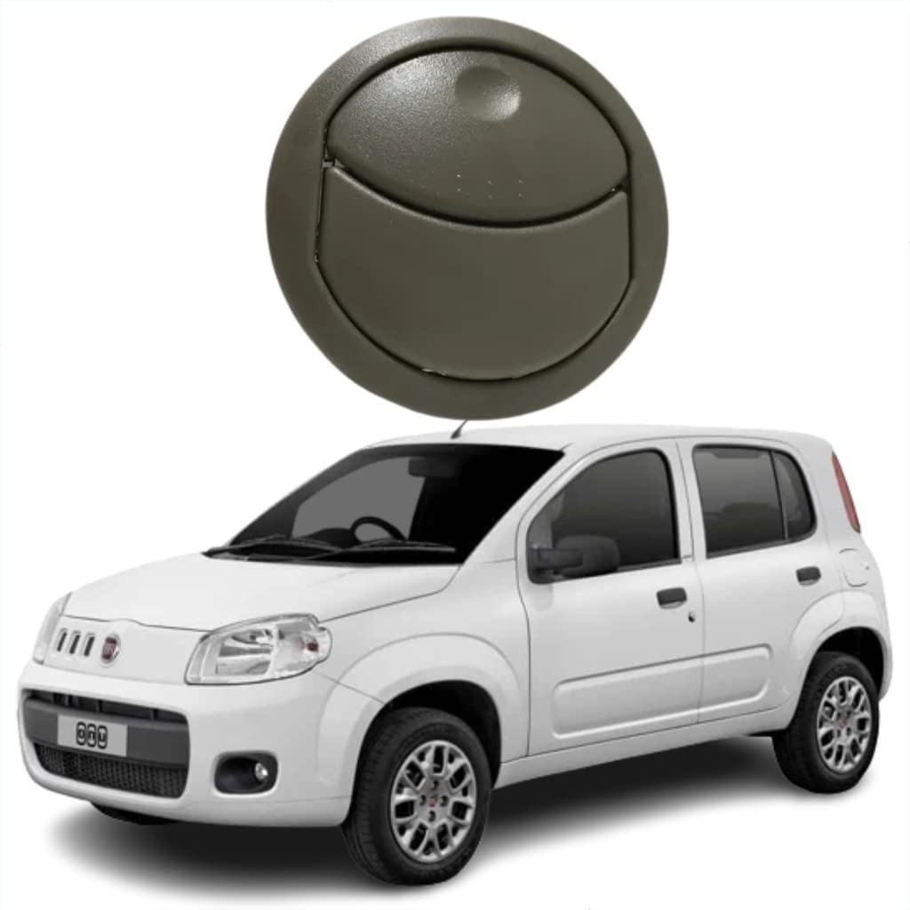 Difusor de Ar Lateral Cinza Auto Quality para Fiat Uno Vivace e Fiorino (2010-2018)