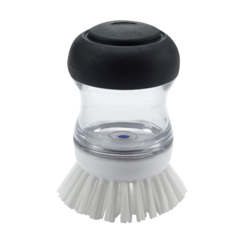 Escova Redonda com Dispenser OXO - Limpeza Inteligente e Conveniente